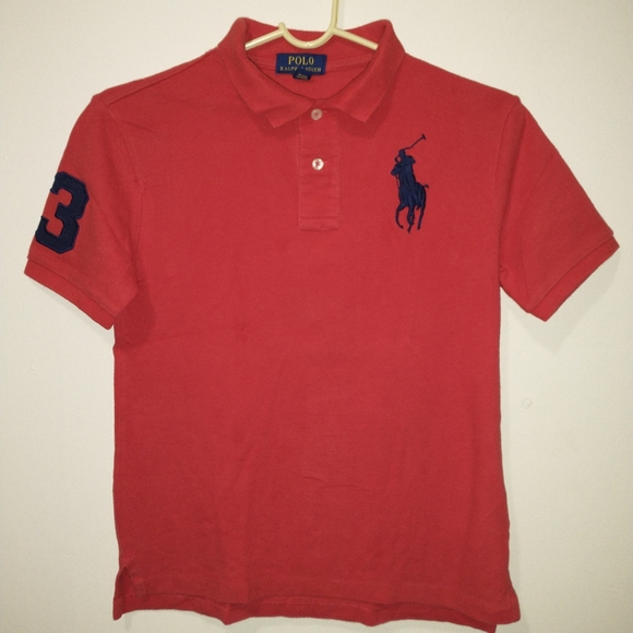 Polo Ralph Lauren Shirt, Medium,Red - Picture 2 of 4